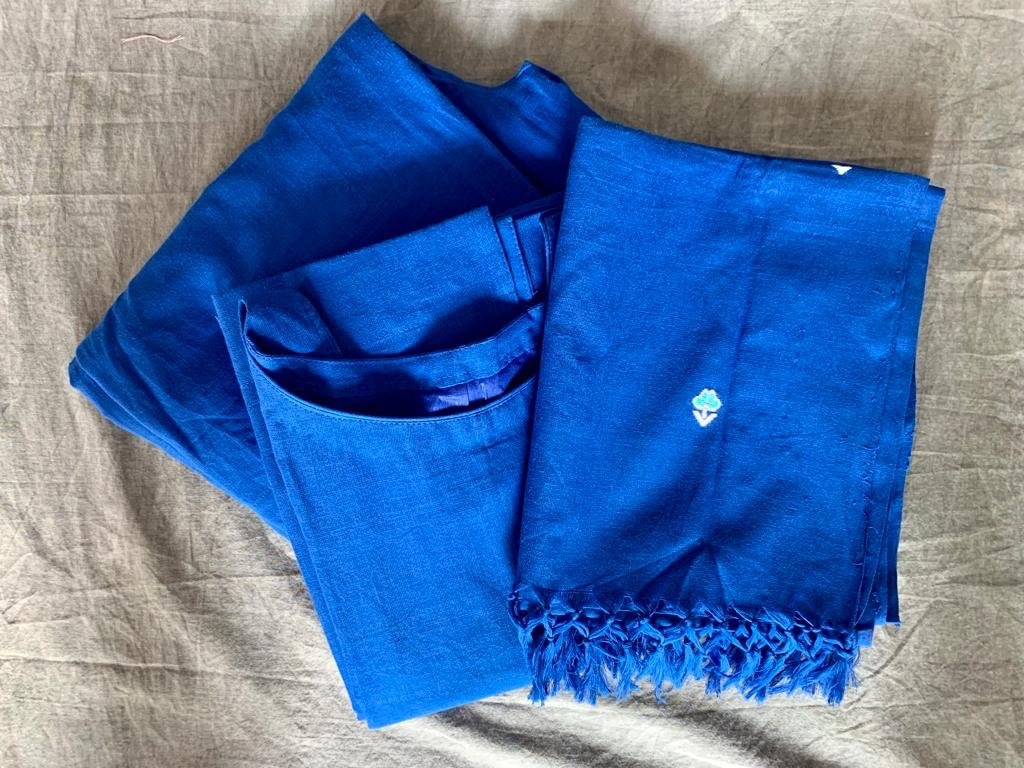 dark blue kotton kurta